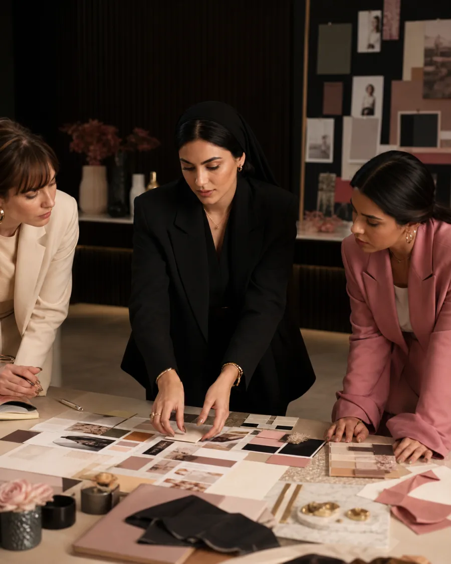 Female creative team developing a marketing strategy